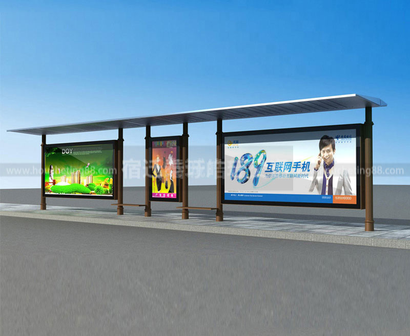 仿古候車亭設(shè)計(jì)讓鄉(xiāng)村更具文化氣息